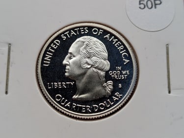 2001-S 90% Silver Proof State Quarter, Vermont (VT)