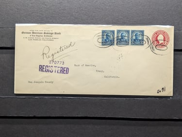 1922 U.S. Postal Envelope