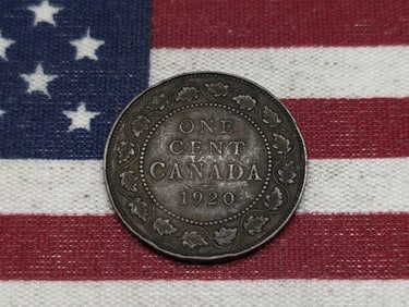 1920 Canada Large Cent, 105 Years Old