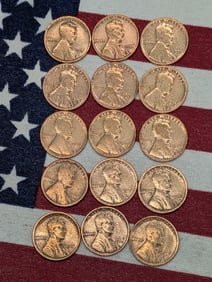 15, Teen's, Lincoln Wheat Cents