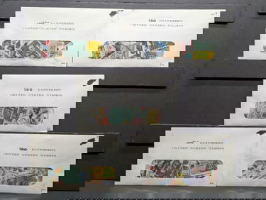 Lot Of 500 Assorted U.S. Stamps