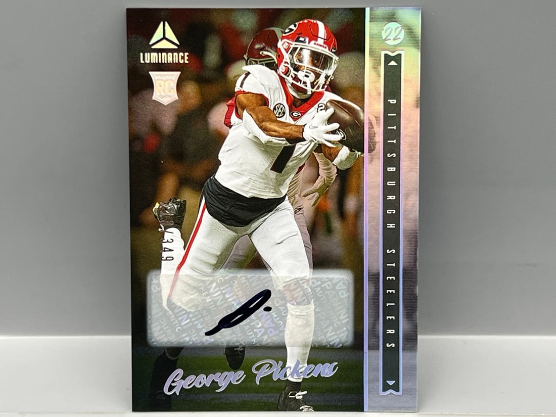 2022 Panini Luminance George Pickens Rookie Auto #/349: 2022 Panini Luminance George Pickens Rookie Auto #/349