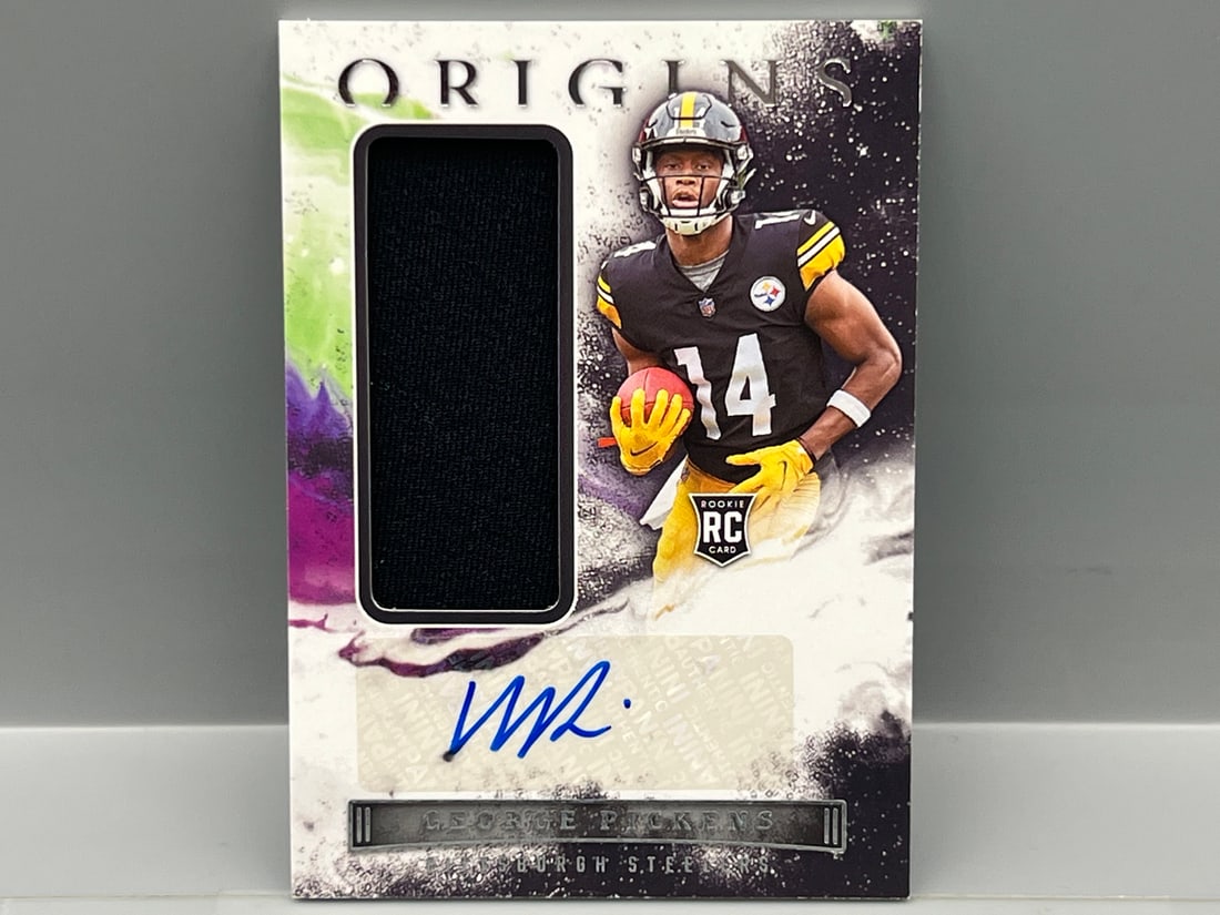 2022 Panini Origins George Pickens Rookie Patch Auto #168 (1 of 2)