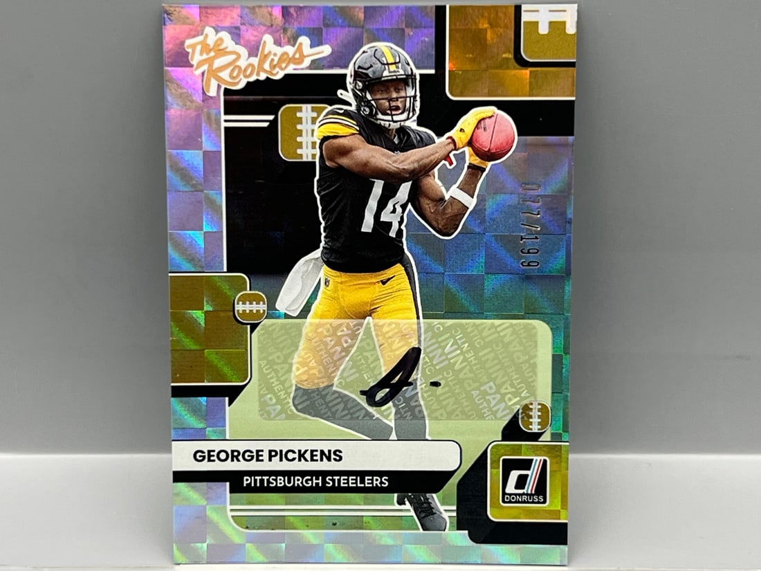 2022 Panini Donruss George Pickens The Rookies Auto #/199 (1 of 2)