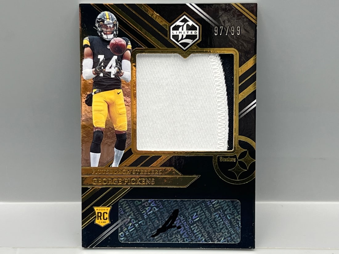 2022 Panini Limited George Pickens Rookie Patch Auto #/99 (1 of 2)