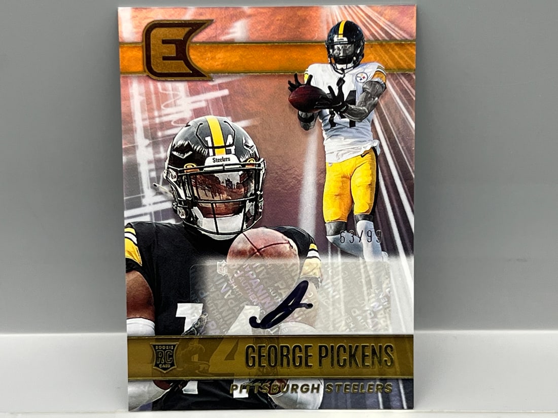 2022 Panini Chronicles Essentials George Pickens RC Auto #/99: 2022 Panini Chronicles Essentials George Pickens RC Auto #/99