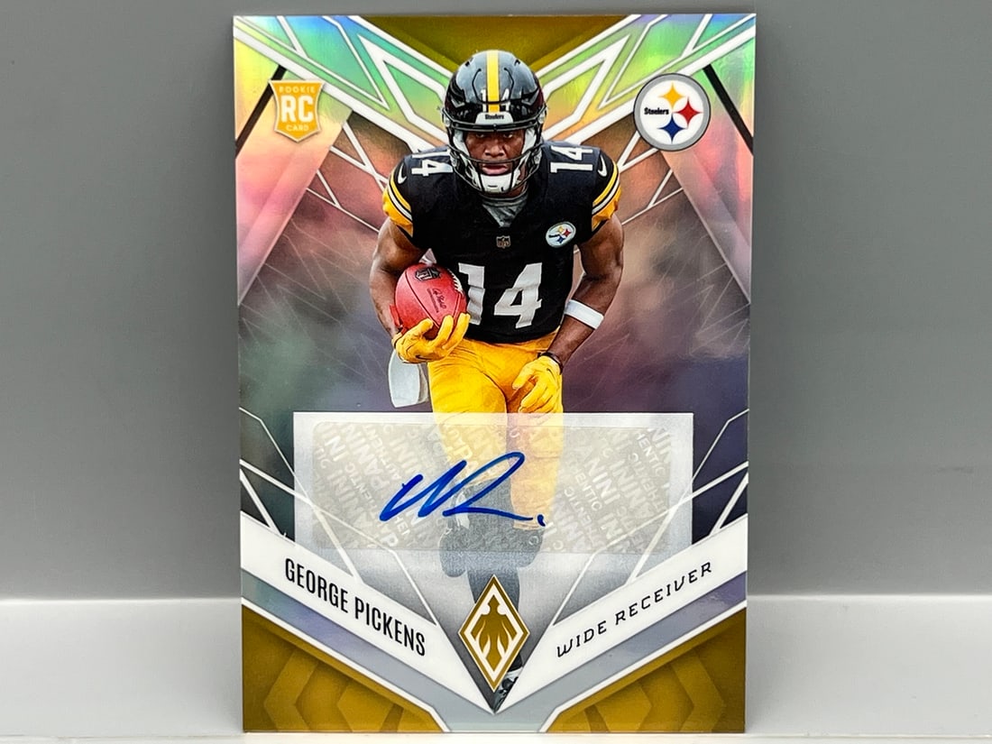 2022 Panini Phoenix George Pickens Silver Rookie Auto #123 (1 of 2)