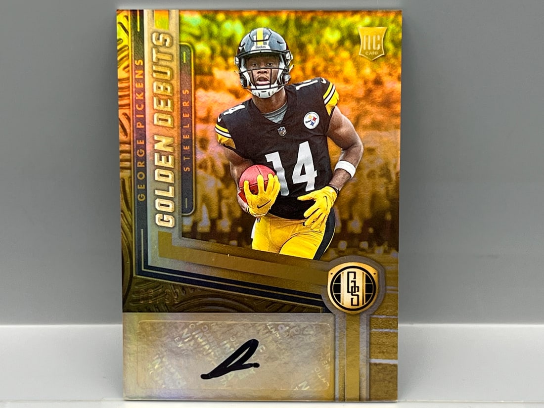 2022 Panini Gold Standard George Pickens Golden Debuts RC Auto #/99 (1 of 2)