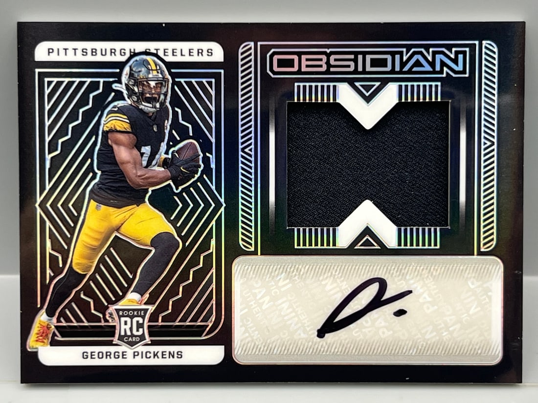 2022 Panini Obsidian George Pickens Rookie Patch Auto #/175 (1 of 2)