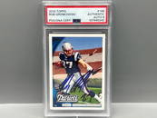 2010 Topps Rob Gronkowski RC In Person Autographed Card #148 PSA Authentic W/ Auto Grade 9