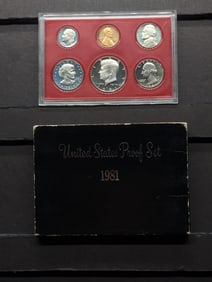 1981-S U.S. Type 1 Proof 6 Coin Set in OGP