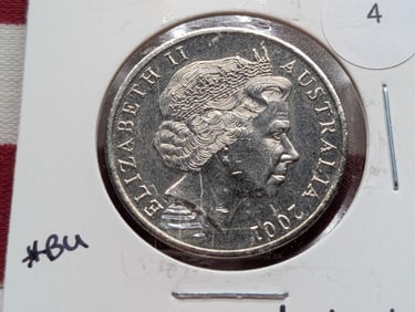2001 Australia 20 Cent Piece
