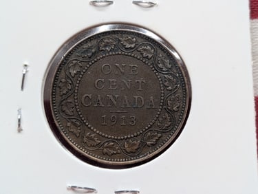 1913 Canadian Large Cent