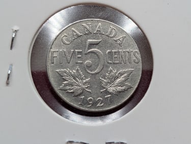 1927 Canada 5 Cent