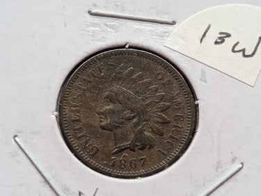 1867 Indian Head Cent