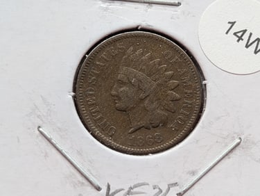1868 Indian Head Cent