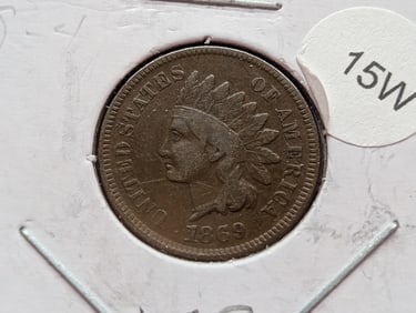 1869 Indian Head Cent