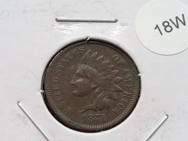 1874 Indian Head Cent