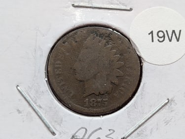 1875 Indian Head Cent
