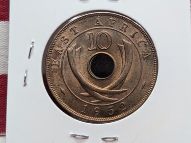 1952 East Africa 10 cents