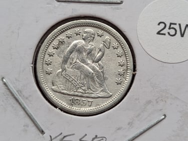 1857 Seated Liberty Dime