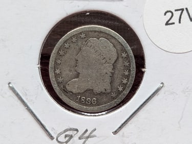 1836 Capped Bust Half Dime
