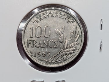 1955 France 100 Francs