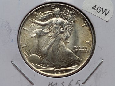 1943 Walking Liberty Half Dollar