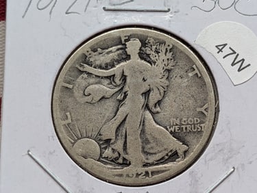 1921-S Walking Liberty Half Dollar Key Date
