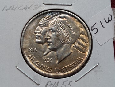 1937-D Arkansas Half Dollar Classic Commemorative Coin "Key Coin"