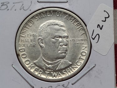 1946 Booker T. Washington Half Dollar Classic Commemorative Coin