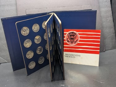 The Franklin Mint Complete Presidential Comm. Medals - AMEX Edition - Washington thru Nixon  36 of