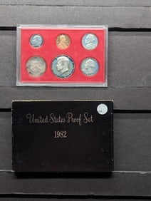 1982 -S U.S Proof 5-Coin Set in OGP