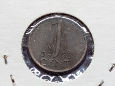 1965, 1 Cent, Netherlands