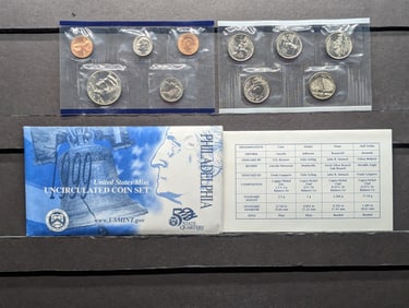 1999 U.S. Mint UNC 9-Coin Set - Philadelphia