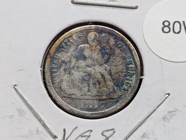 1877-CC  Seated Liberty Dime