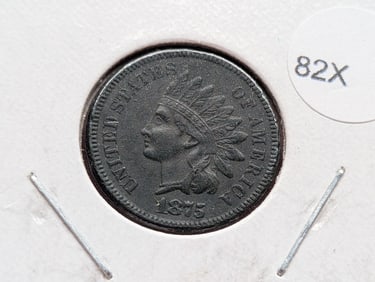 1875 Indian Head Cent - XF