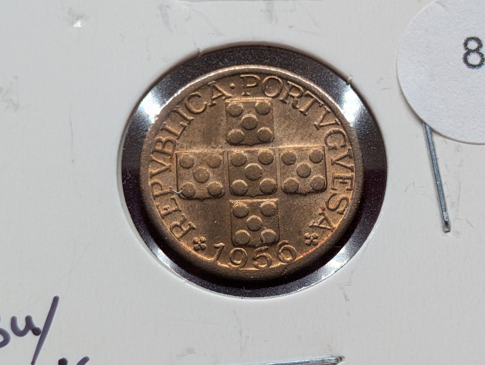 1956, 10 Centavos, Portugal: 1956, 10 Centavos, Portugal