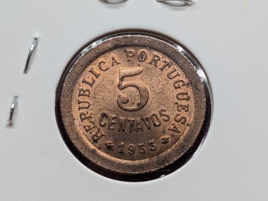 1933, 5 Centavos, Portuguese-Guinea