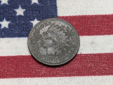 1878 Indian Head Cent - F