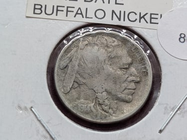 1914-D Buffalo Nickel -F