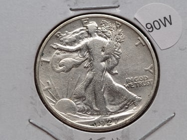 1927-S Walking Liberty Half dollar
