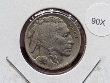 1916 Buffalo Nickel - VF