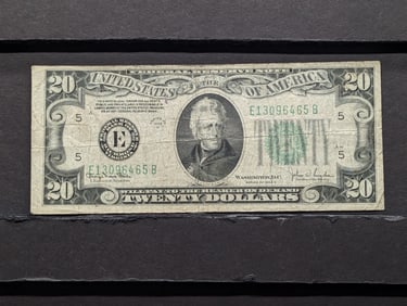 1934-D Twenty Dollar Federal Reserve Note