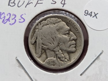 1923-S Buffalo Nickel - F / VF