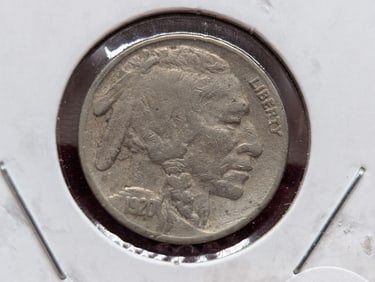 1920-S Buffalo Nickel - F+