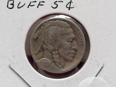 1921-S Buffalo Nickel - F