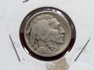 1924-D Buffalo Nickel - F+