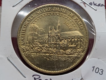 2012 Notre Dame Token, Paris