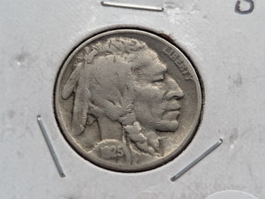 1925-D Buffalo Nickel - F+
